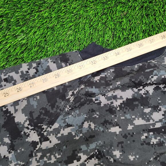 TRU-Spec Tactical Military Combat Shirt M/L 20x27 Black - Picture 3 of 14